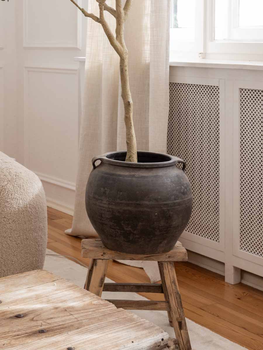 antiker tontopf primitiv pot rustic vessel