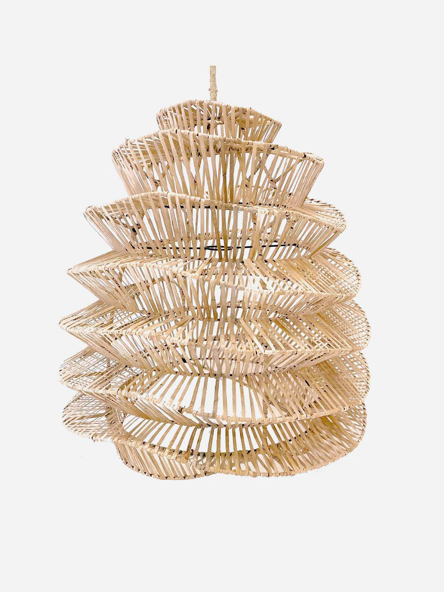 Rattan ceiling pendant Luna