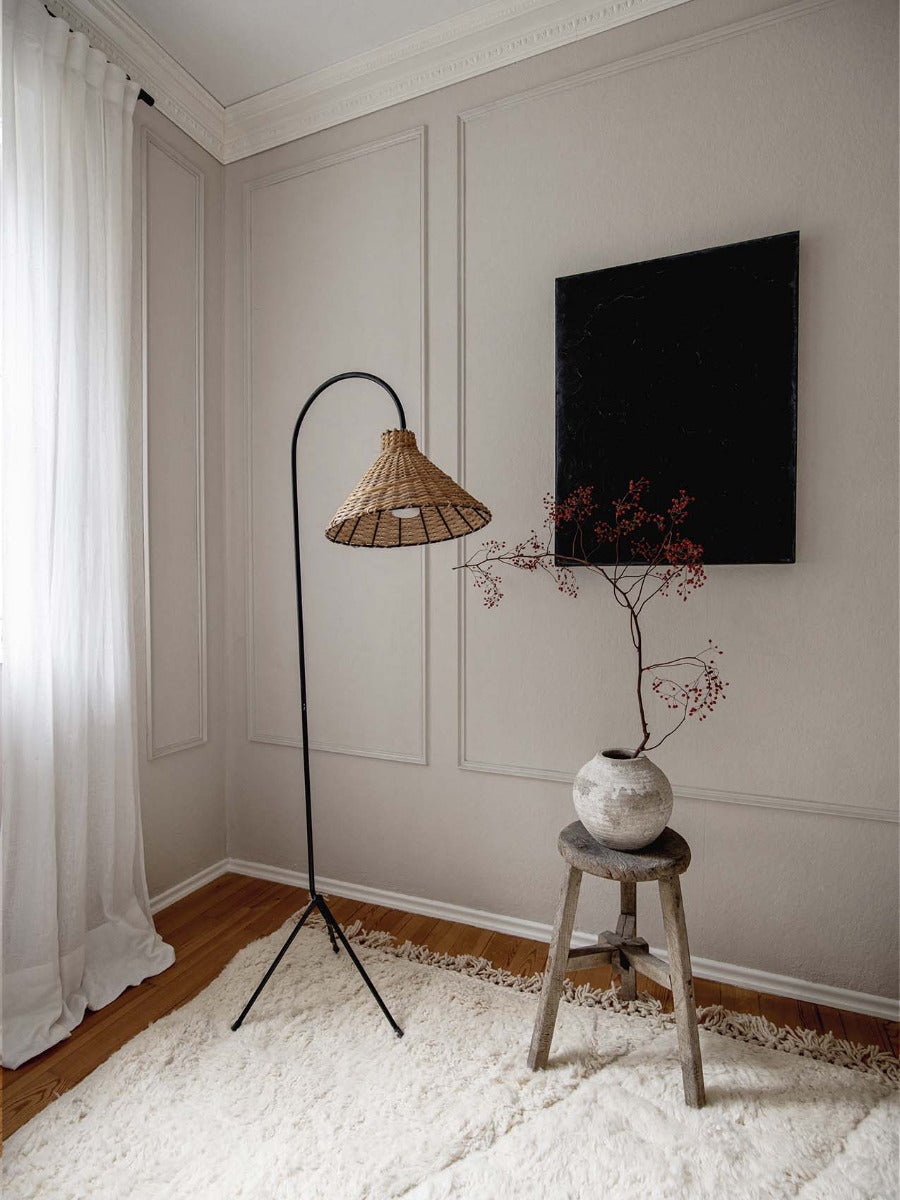 Rattan Lampe