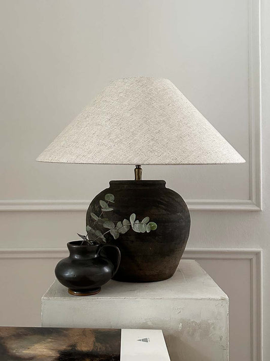 Antique Pot Table Lamp rustikale Lampe