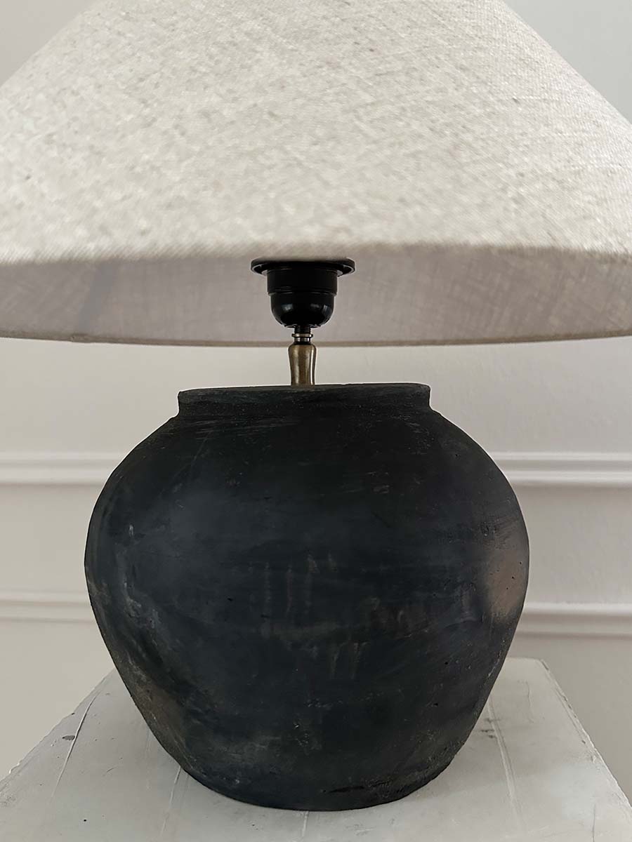 Antique Pot Table Lamp rustikale Lampe
