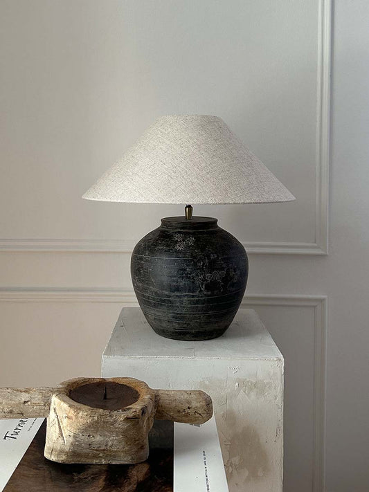 Antique Pot Table Lamp