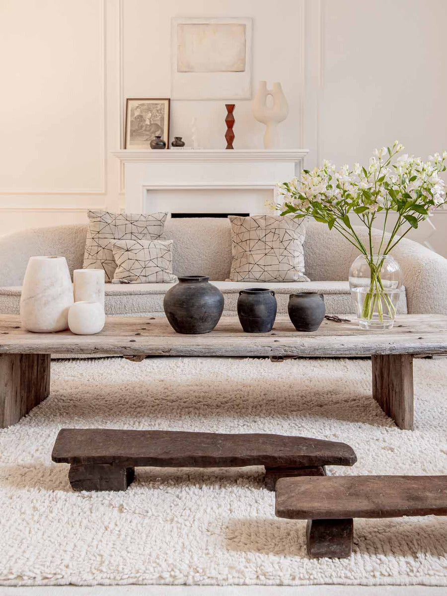 long gurage stool table tisch hocker