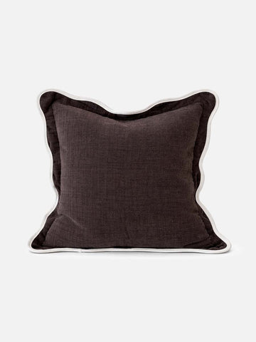 Coussin Louise Brun Foncé