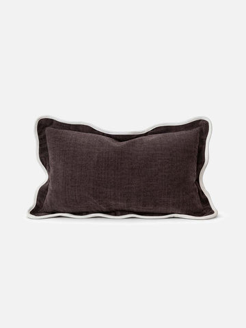 Coussin Louise Brun Foncé