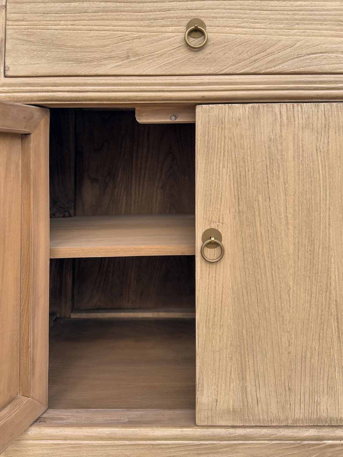 Sideboard Kommode aus Naturholz massiv Schubladen