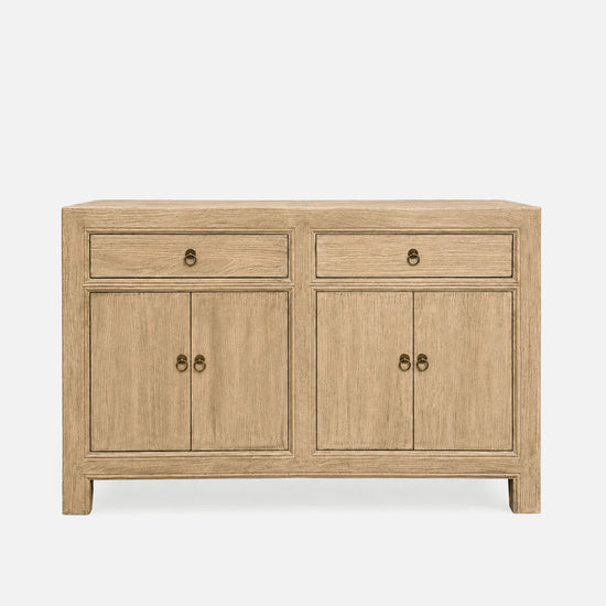 Sideboard Kommode aus Naturholz massiv Schubladen
