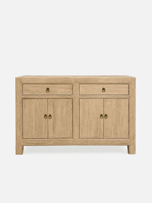 Sideboard Kommode aus Naturholz massiv Schubladen