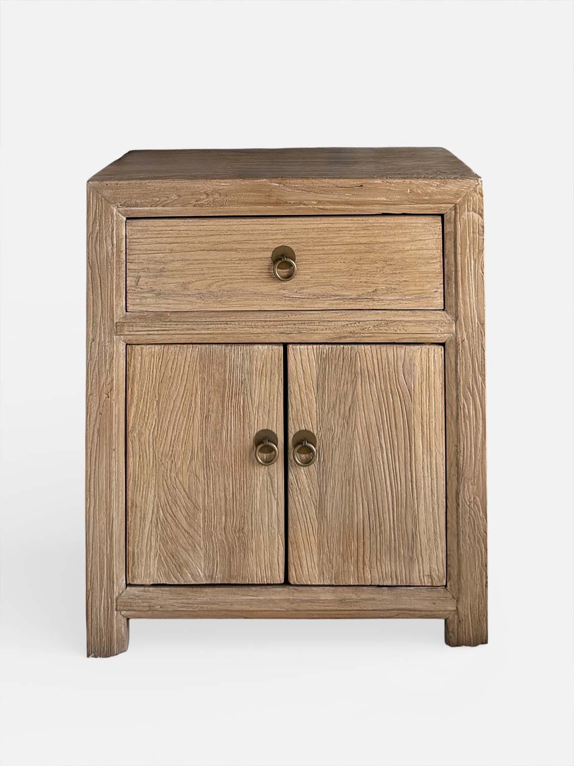 Kommode Nachttisch rustikal wabisabi massivholz
