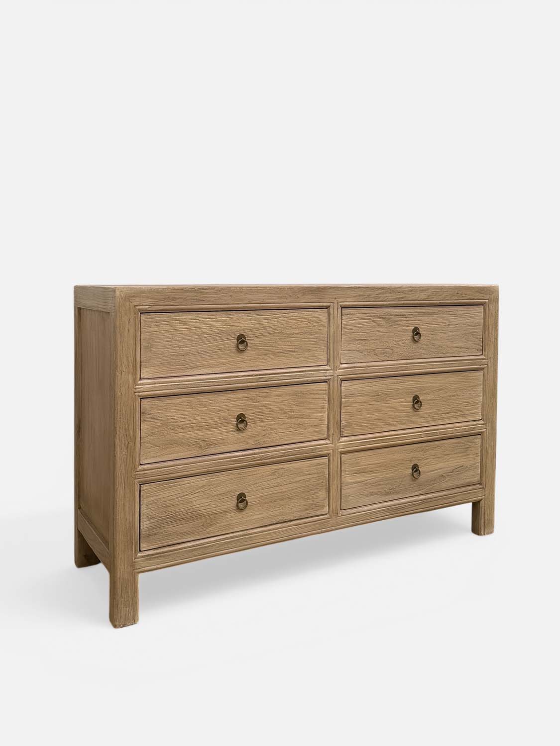 Sideboard Kommode aus Naturholz massiv Schubladen