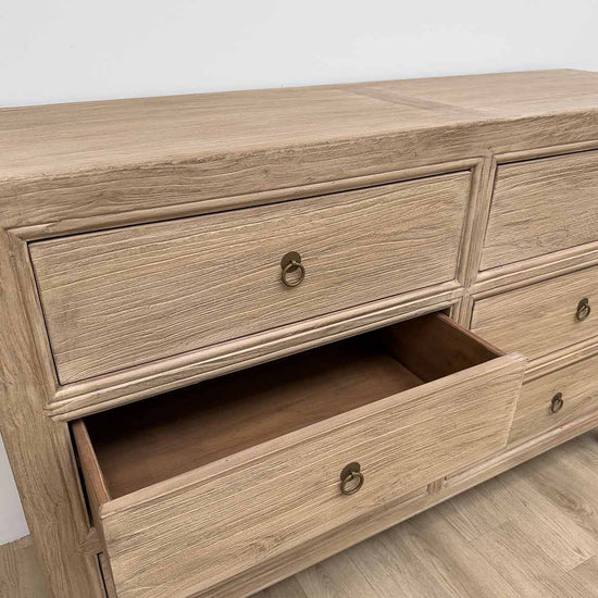 Sideboard Kommode aus Naturholz massiv Schubladen