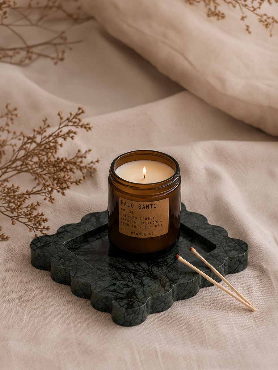 Marmor Tablett in Pine Shadow – Katie Fischer