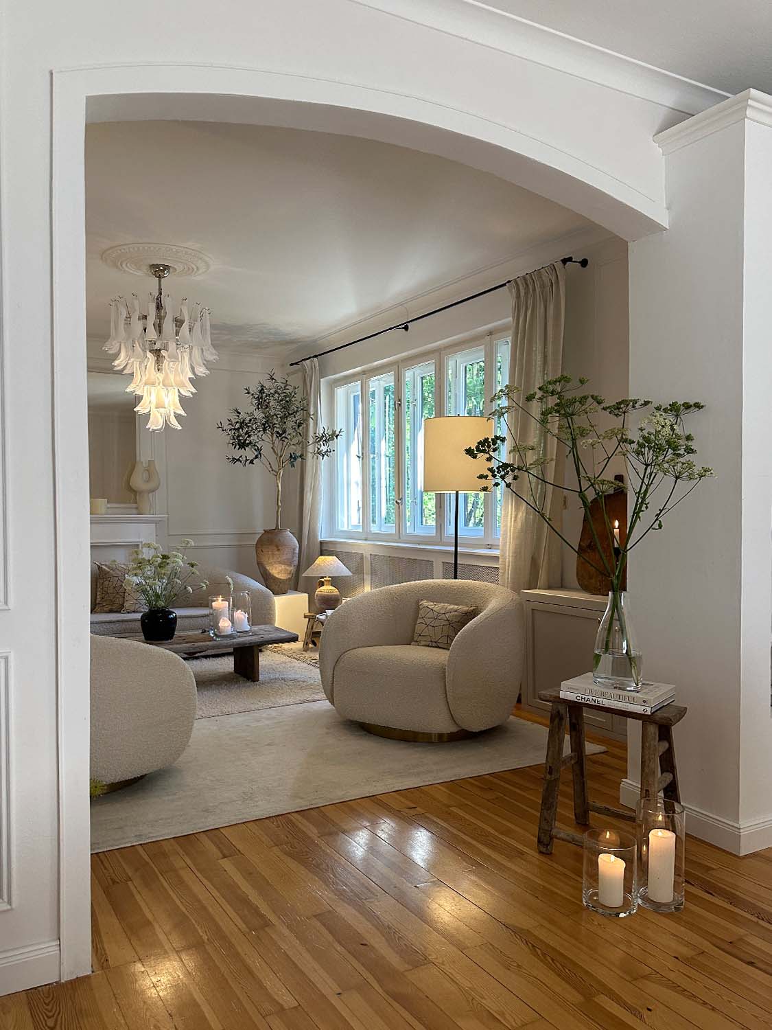 Sophia Glasvase, Windlicht Hurricane Candle Holder Glass