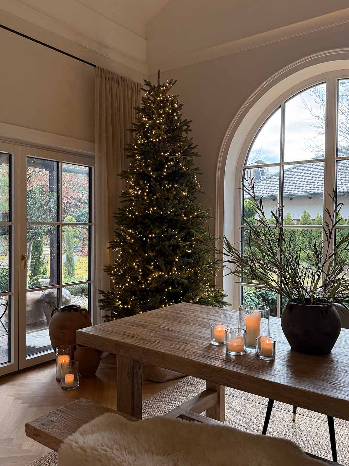 Sophia Glasvase, Windlicht Hurricane Candle Holder Glass