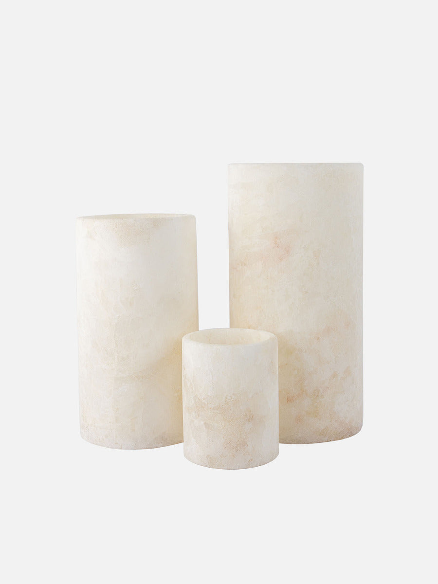 Alabaster Kerzenhalter aus Ägypten
