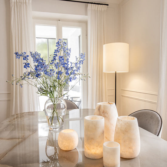 Alabaster Kerzenhalter