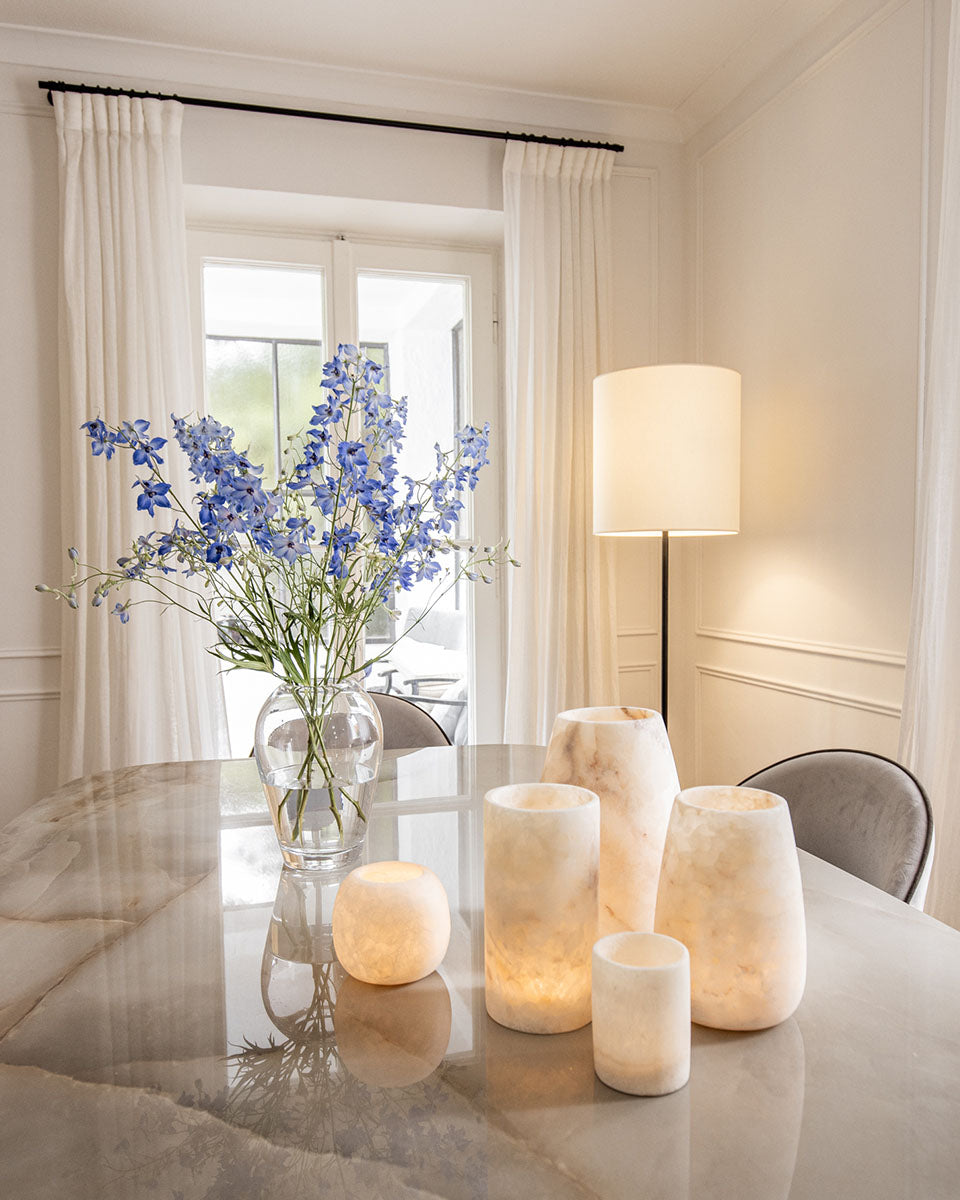 Alabaster Kerzenhalter