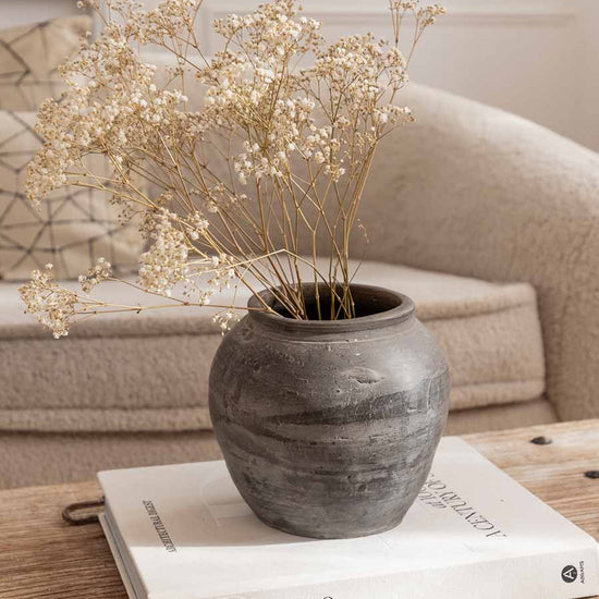 antiker tontopf primitiv pot rustic vessel