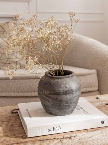 antiker tontopf primitiv pot rustic vessel