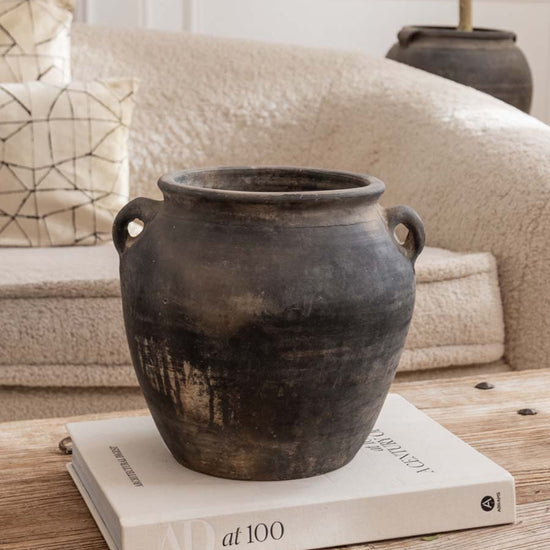 antiker tontopf primitiv pot rustic vessel 