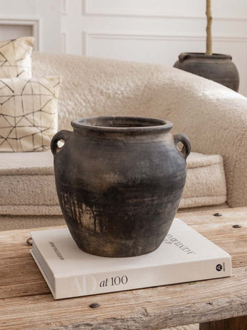 antiker tontopf primitiv pot rustic vessel 