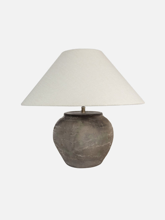
Small Antique Pot Table Lamp
