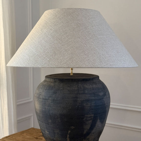  antique pot table lamp rustic
