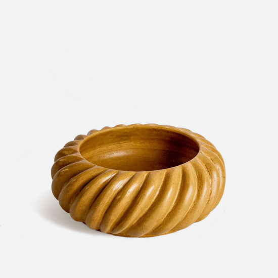 Marmorschale gelb amber