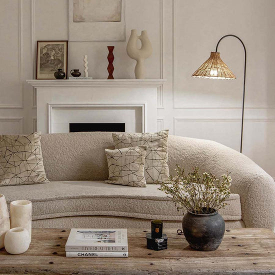  Floor Lamp Clara  Rattan Wicker 