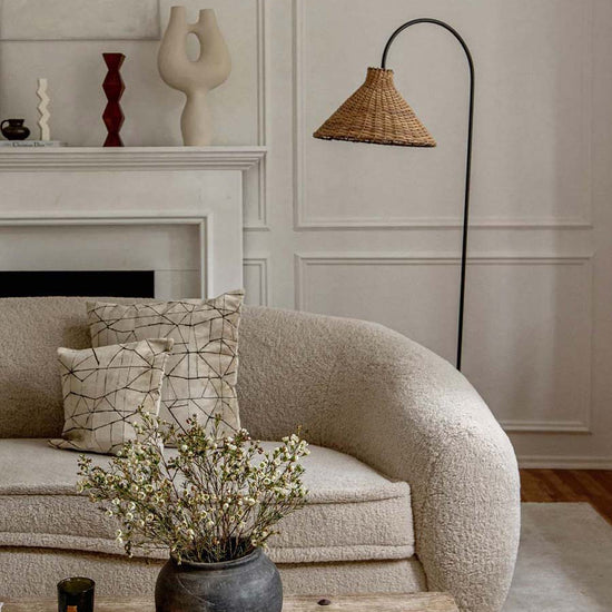 Rattan Lampe