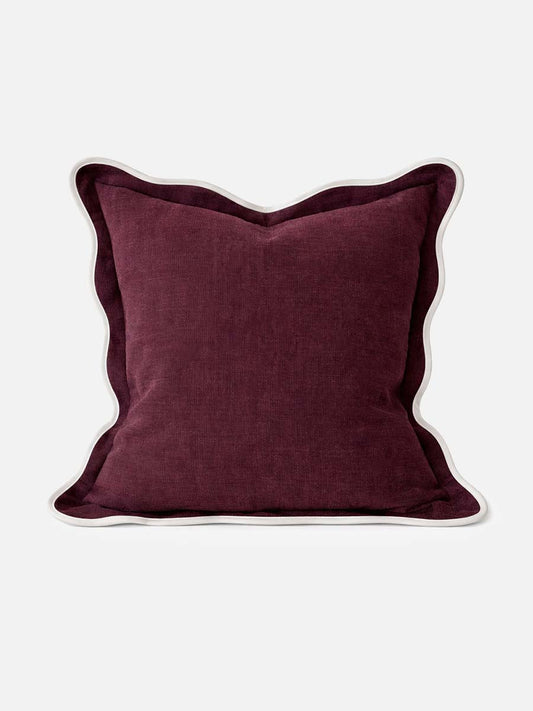 Cuscino Louise Prugna 45 × 45