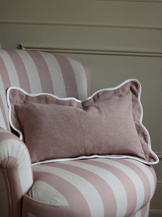 Cojín Louise Rosa Empolvado