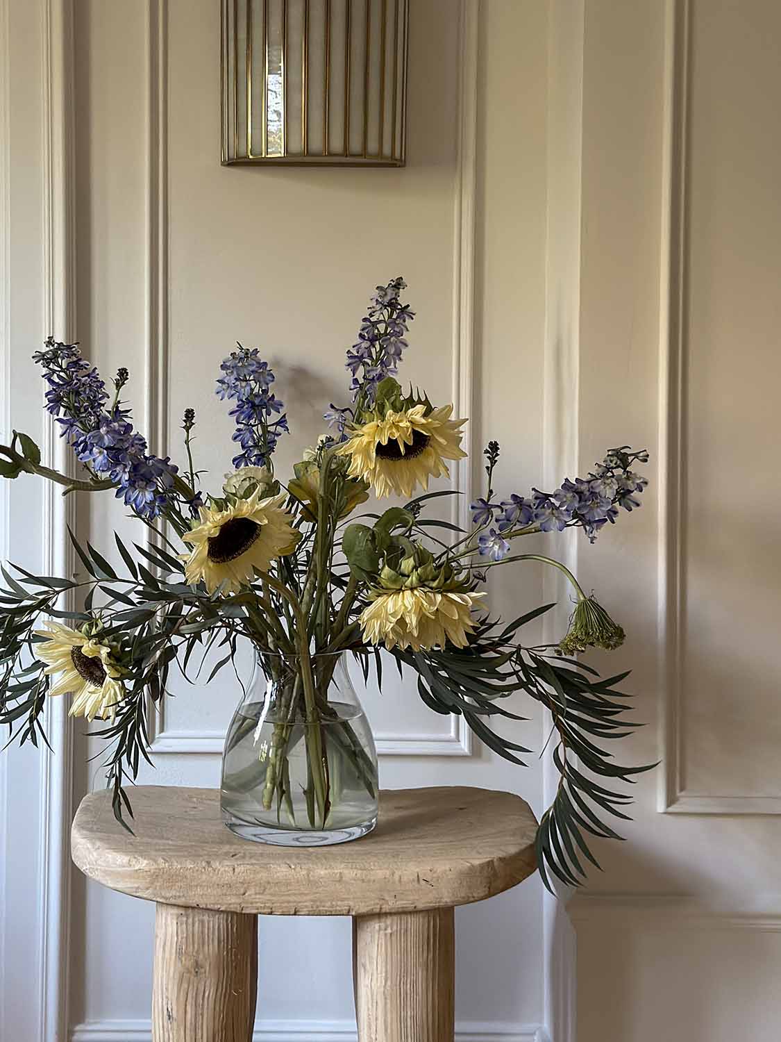 senufo hocker altholz rustikal stool elm