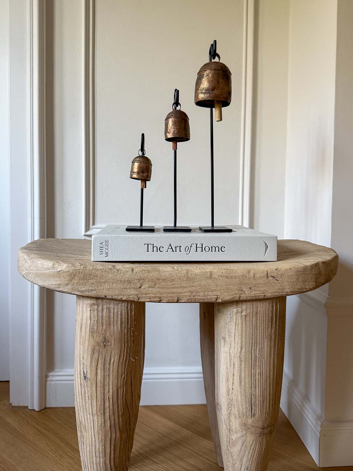 senufo hocker altholz rustikal stool elm