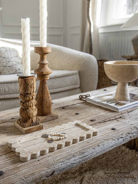  pedestal travertine
