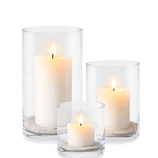 Sophia Glasvase, Windlicht Hurricane Candle Holder Glass
