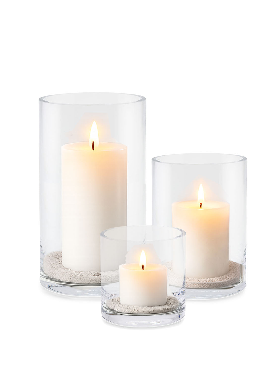 Sophia Glasvase, Windlicht Hurricane Candle Holder Glass