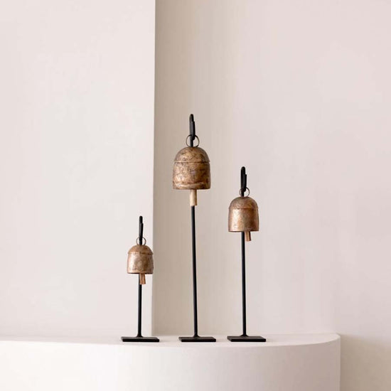 Kupferglocken Set vintage bells
