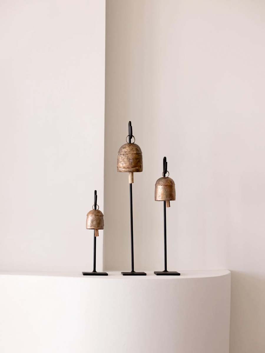 Kupferglocken Set vintage bells