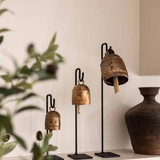 Kupferglocken Set vintage