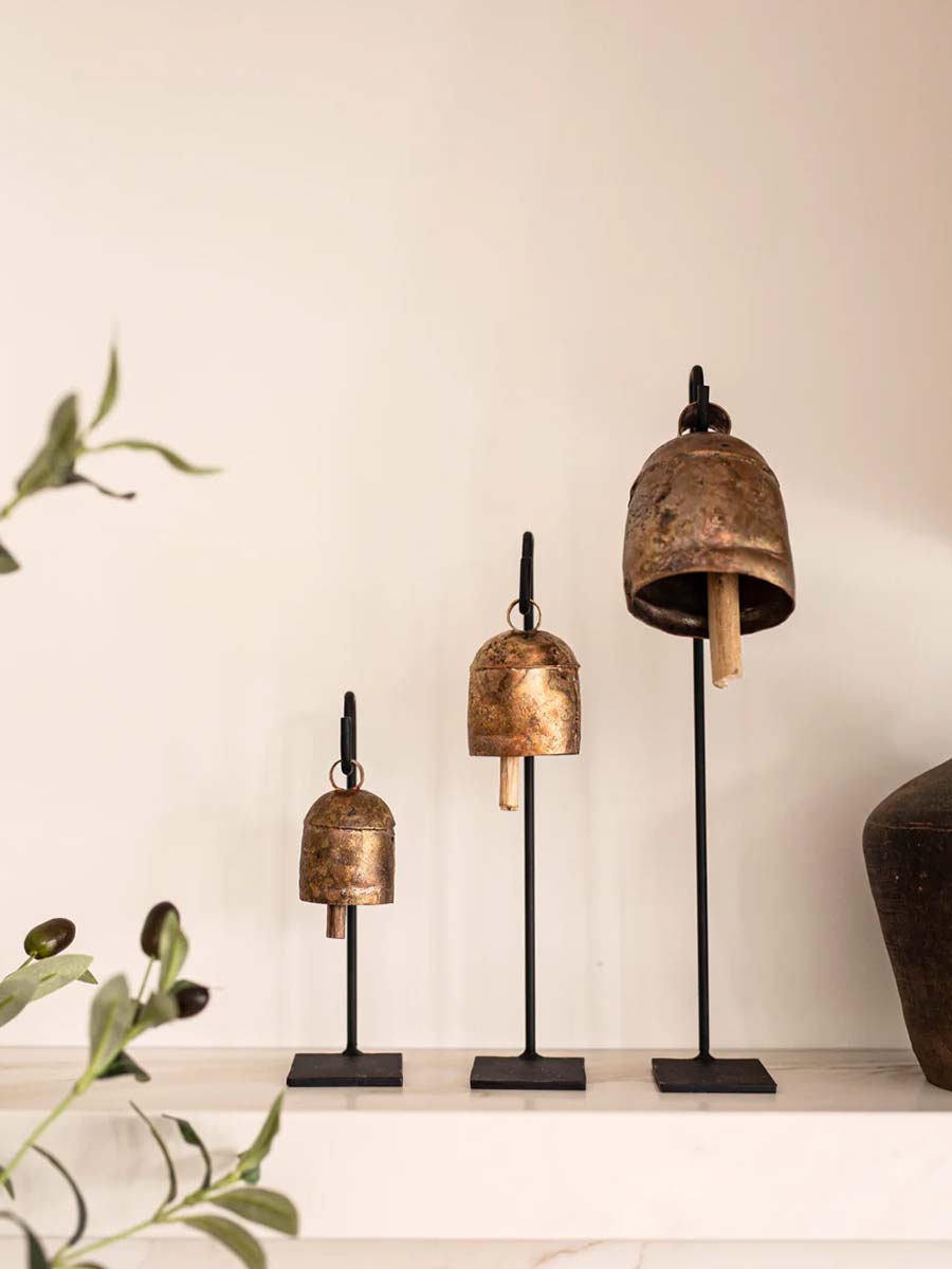 Kupferglocken Set vintage