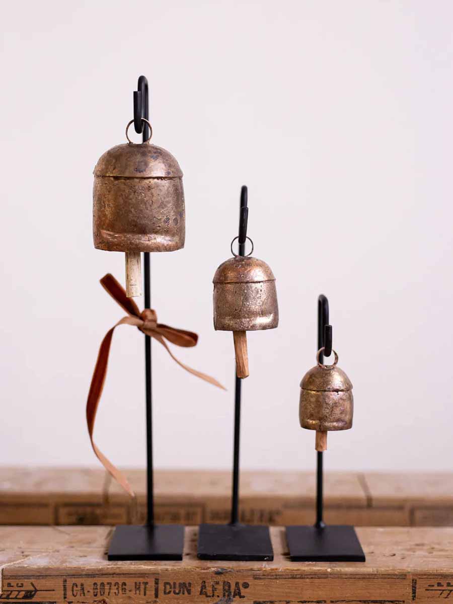 Kupferglocken Set vintage
