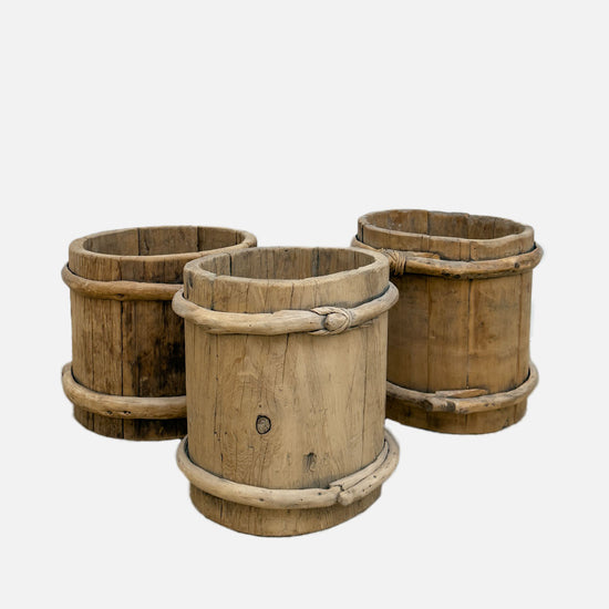 Vintage Holzeimer Bucket wood