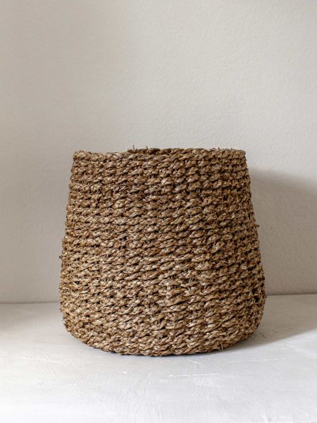 These handmade seagrass baskets 
