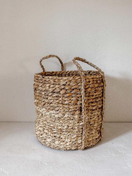 Water hyacinth basket interior design